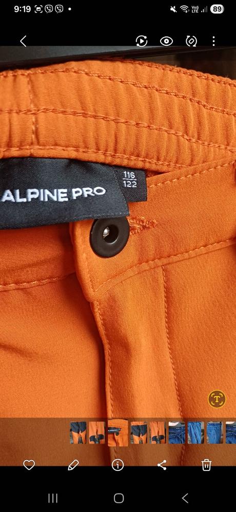 Chlapcenske turisticke nohavice, alpine pro,122