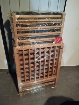 Predam drevenu postielku, šírka (cm): 90,dĺžka (cm): 120