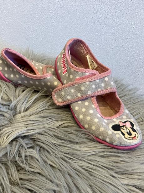Dievčenské bodkované papuče minnie (30), disney,30