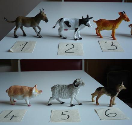 Plastové zvieratá,