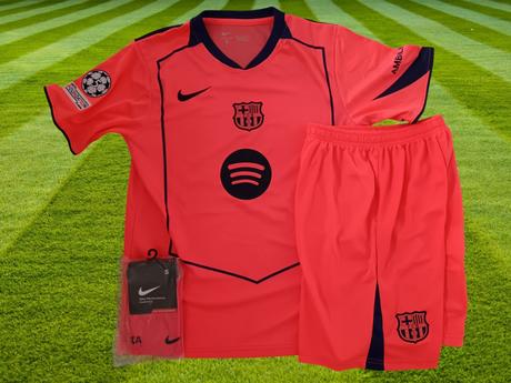 Dres lamine yamal fc barcelona orange, nike,116 - 164