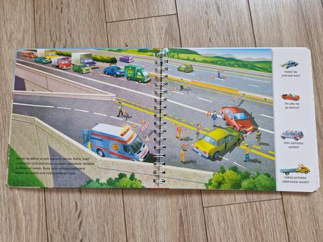 Dopravne prostriedky, kniha s magnetkami, 