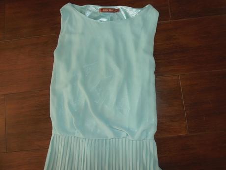 Šaty - prekladaná sukňa, s