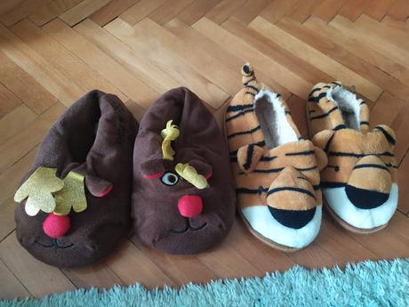 Teplé papuče, lupilu,31
