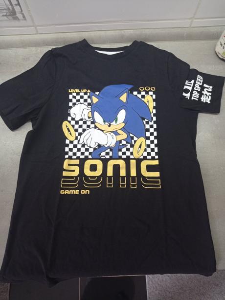 Tričko 146 ježko sonic, f&f,146