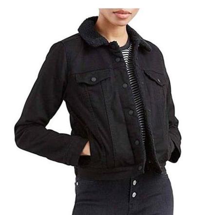 Vatovana riflová bunda mango s, mango,36 / s