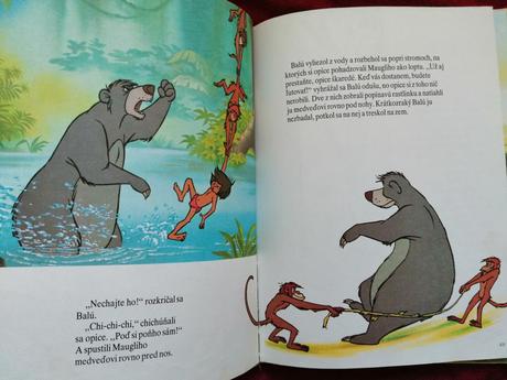 Walt disney kniha džungle, 