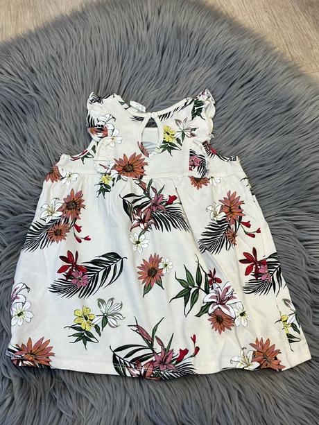 Dievčenské šaty vzorované h&m (74), h&m,74