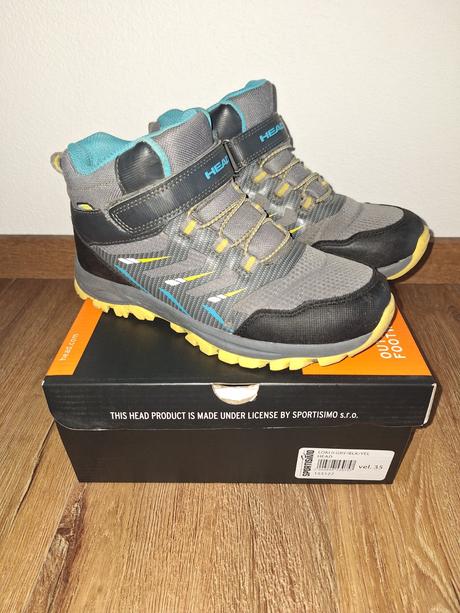 Turistické jesenné topánky head 35, 35