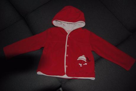 Flísová mikinka s kapucou, 86