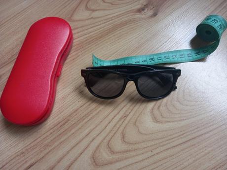 Okuliare slnečné detské polarizované čierne his, 