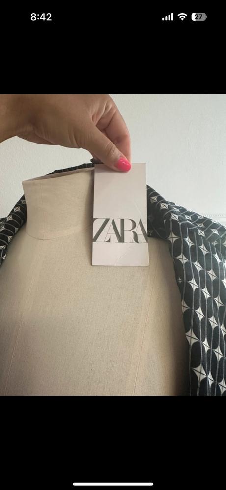 Prekladané šaty zara, zara,s