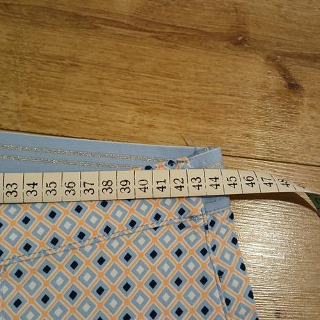 Bledomodro-marhuľkové obtiahnuté nohavice/jeggins, tchibo,46