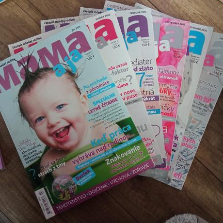 Časopisy mama a ja, dieťa, rodiče,