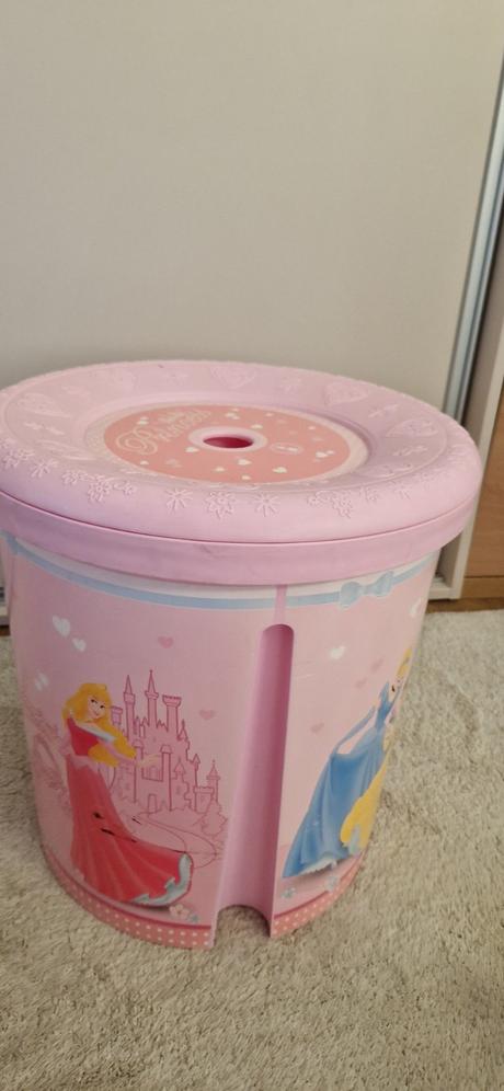 Disney princess detský úložný box guľatý, 
