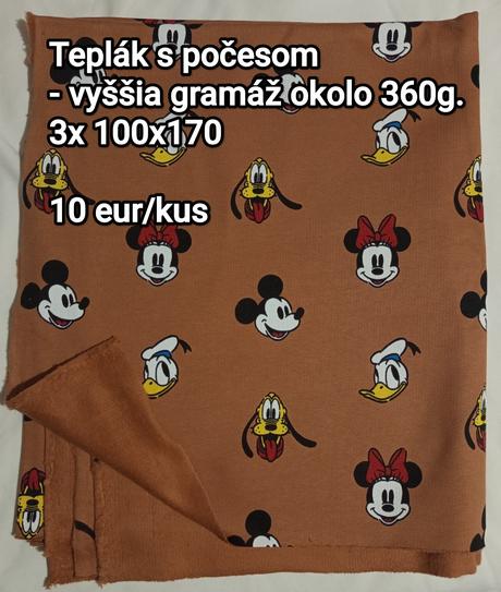 Rozpredávam látky na šitie, 