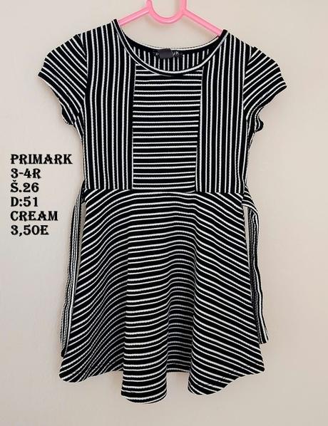 Elastické šaty, primark,104