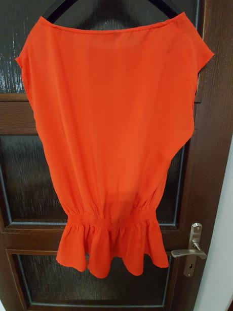 Červená letná blúzka m/l, f&f,40