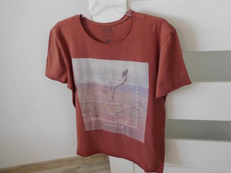 Tričko bavlnené m, v hnedej farbe,, m