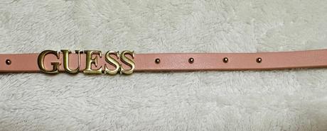 Kožený ružový náramok zn. guess originál, guess
