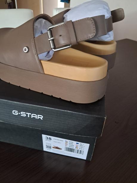 Kožené sandále g-star raw, 38