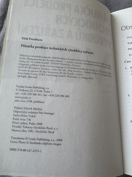 Příručka prodejce technických výrobků a zařízení, 