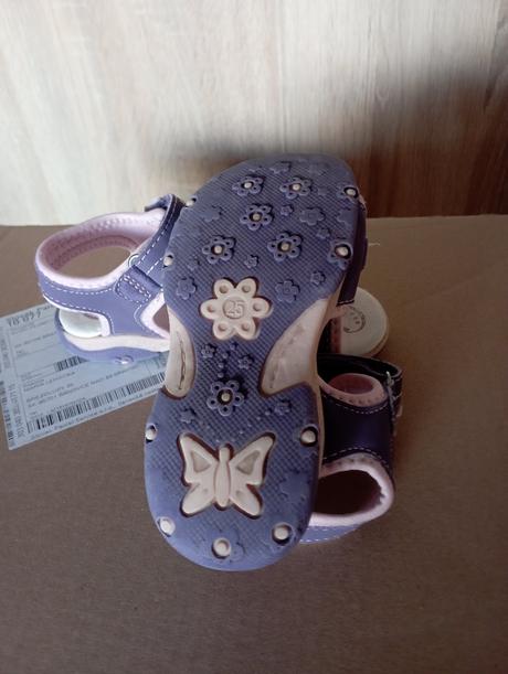 Dievčenské sandálky č. 25, cupcake,25