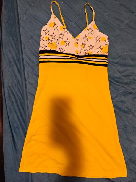 Mini šaty na ramienka, xs