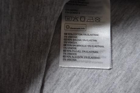 Tričko h&m basic 122/128, h&m,122