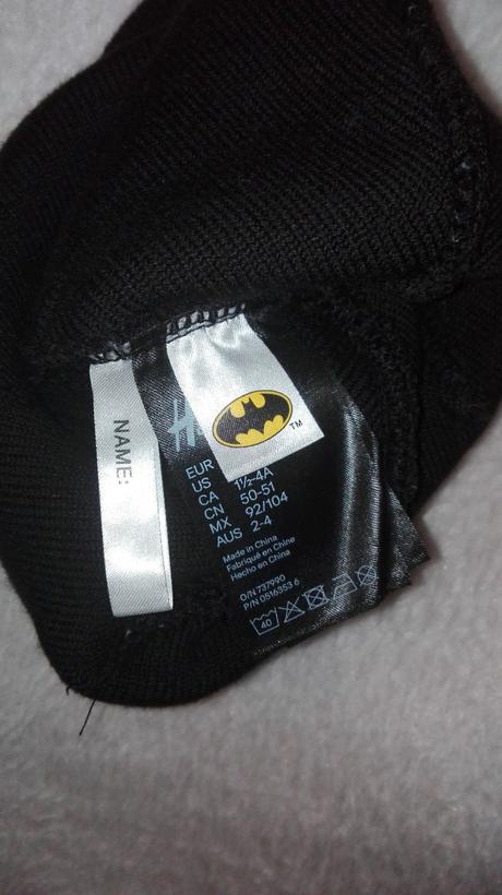 Čiapka batman, h&m,92