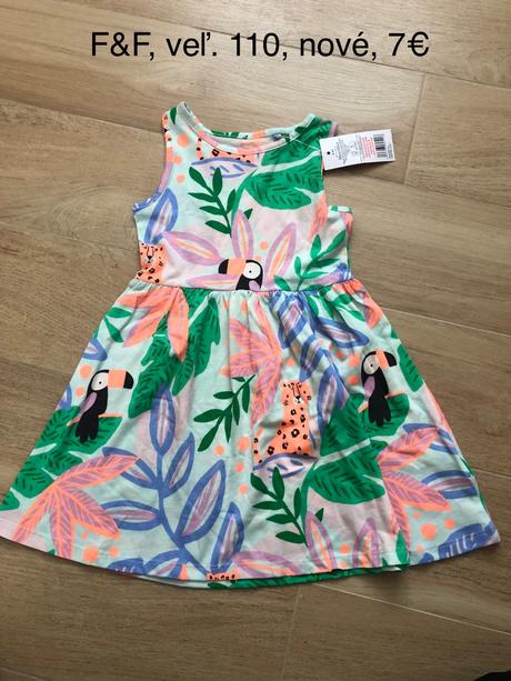 Nové letné šatky, f&f,110