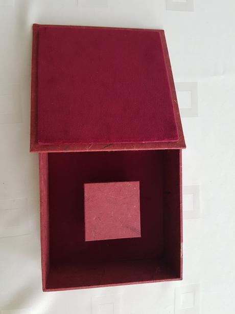 Uluv - sametova šperkovnica - darcekova krabicka,