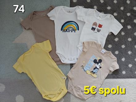 Kratke body 74 mickey, kuniboo,74