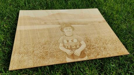 Gravírovaný obraz z fotky,