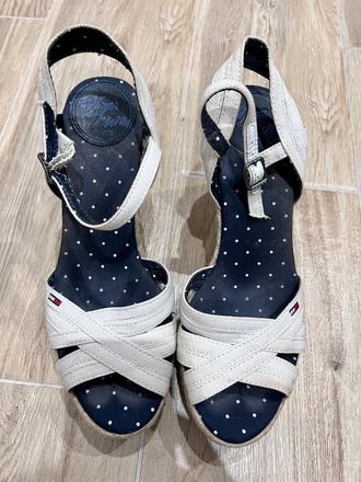 Platformy tommy hilfiger, tommy hilfiger,38