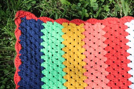 Háčkovaná deka do kočíka, 