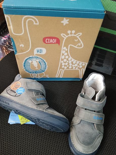 Detské kožené topánky d.d.step 23221253 b, 28 / 29