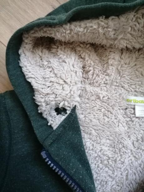 Mikina s kožušinkou verdbaudet, vertbaudet,110