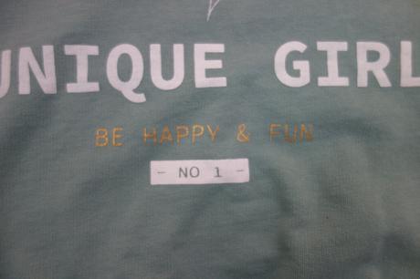 Mikina unique girl, h&m,158