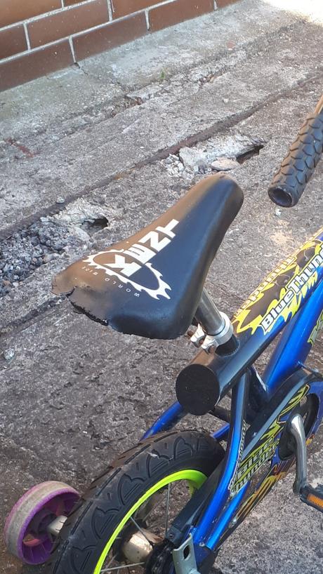 Bicykel bmx kent blue thunder 12", bmx,12