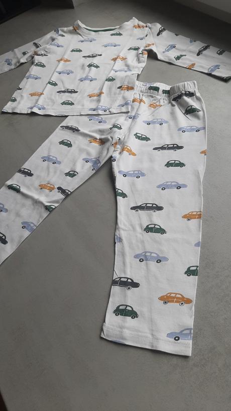 Pyžamko autíčka, h&m,98