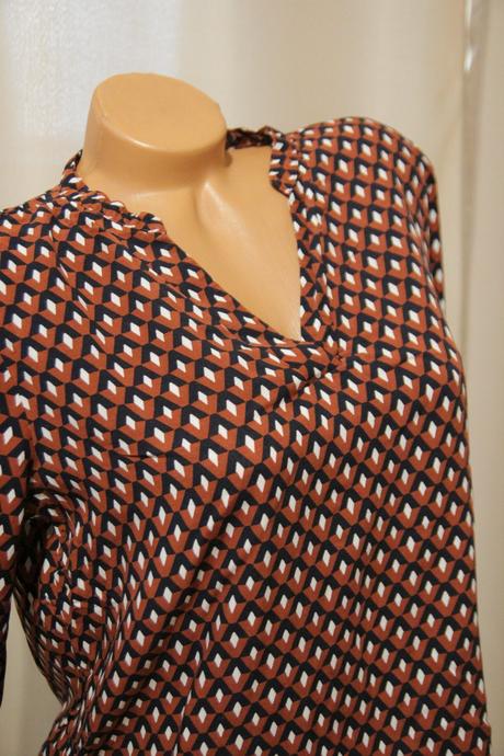 Hnedo čierna blúzka, jacqueline de yong, s, s