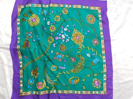 Kvalitná luxusna hodvabna elegantná šatka, xl