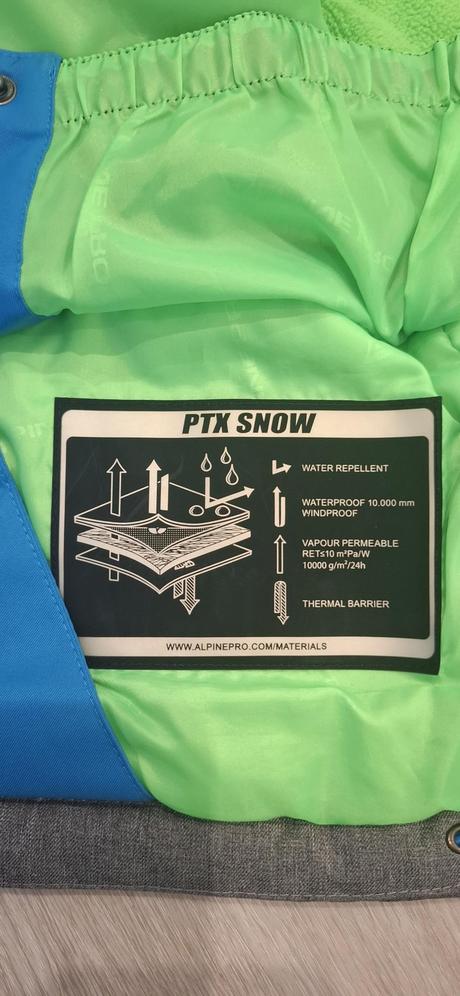 Vetrovka alpine pro veľkosť 128/134., alpine pro,134