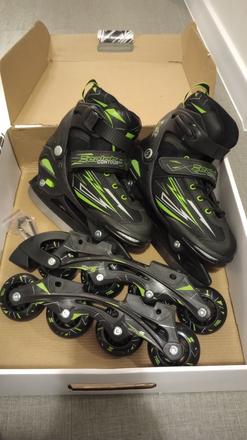 2v1 korčule na ľad a in-line korčule 33-36, 34
