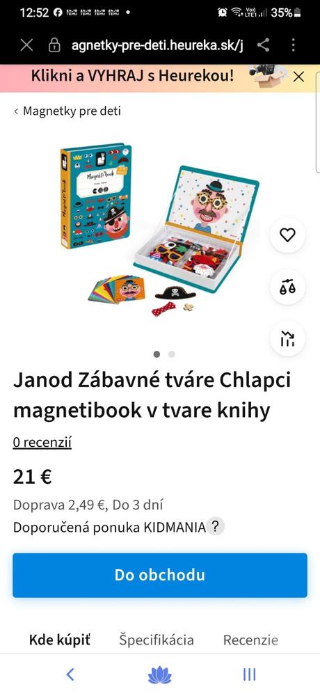 Magnetická knižka kostýmy,