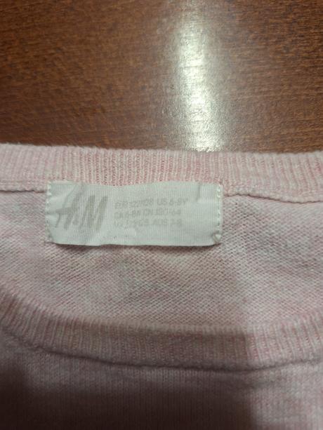 Ružové tričko, h&m,122