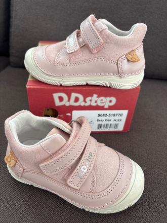 D.d.step topánky s082 baby pink v22 nové, d.d.step,22