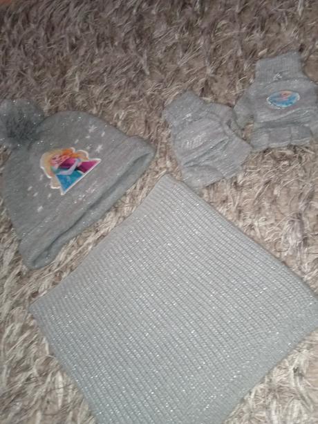 Čiapka +nakrčnik+rukavice - 54, disney,54