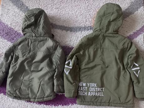 Zimná bunda zelená/vojenská, f&f,104